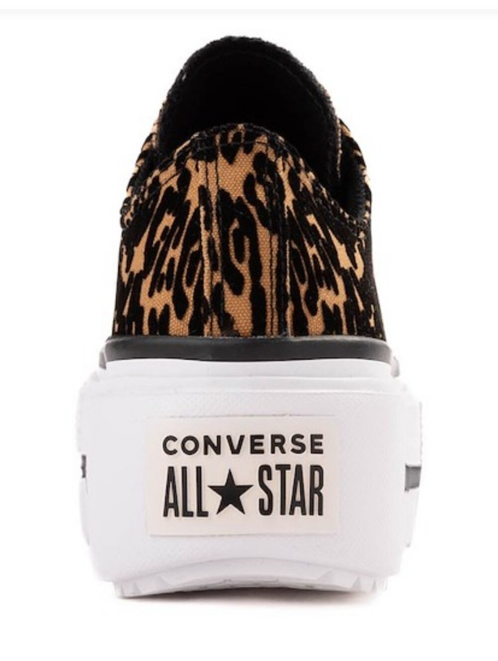 NEW! Converse Chuck Taylor All Star Lift Low Leopard Print Platform Sz 10 - Picture 3 of 8